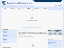 Tablet Screenshot of davikflies.com